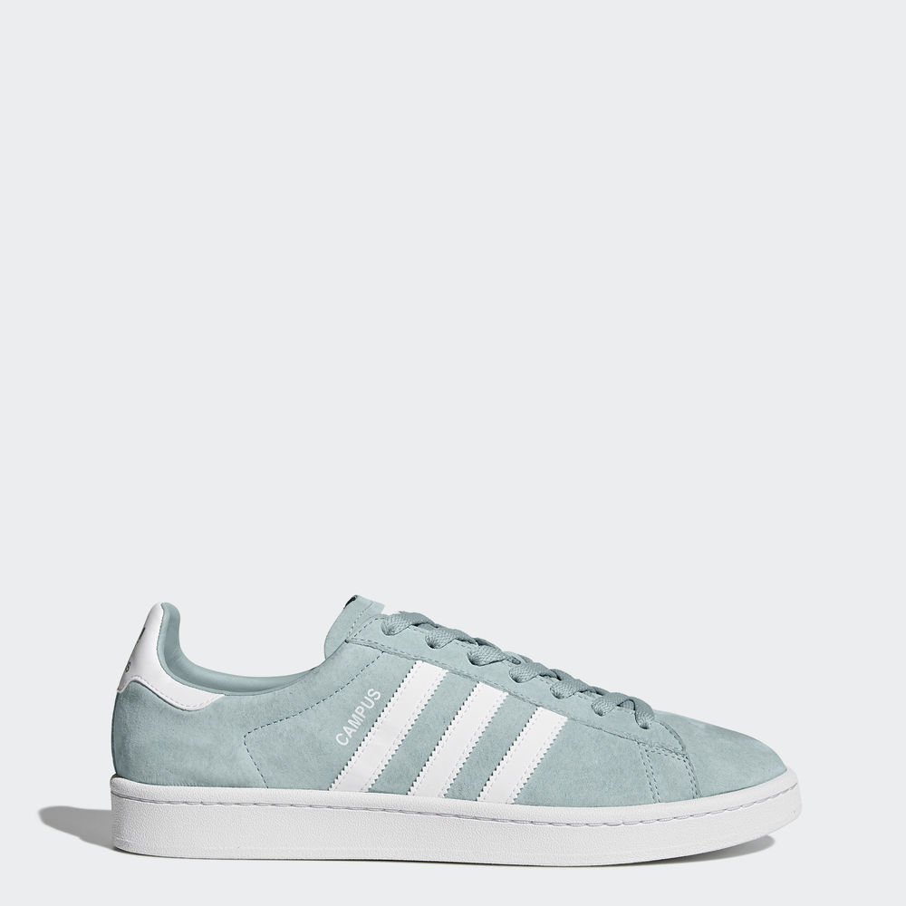 Adidas Campus - Originals ανδρικα - Πρασινο/Ασπρα/Ασπρα,Μέγεθος: EU 36 – 54 2/3 (107EJXGT)